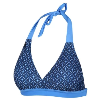 Regatta Flavia String Bikini Top - Navy Tile