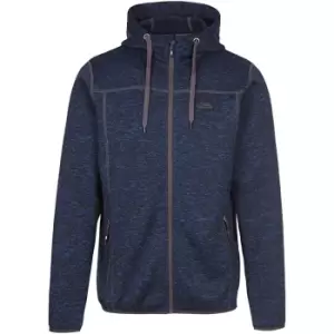 Trespass Mens Odeno B Marl Fleece Jacket (S) (Navy)