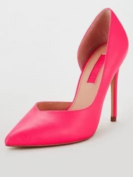 OFFICE Heighton Heeled Court Shoes - Pink, Size 5, Women