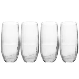 Treviso Crystal Highball Glasses, Set of 4, 400ml