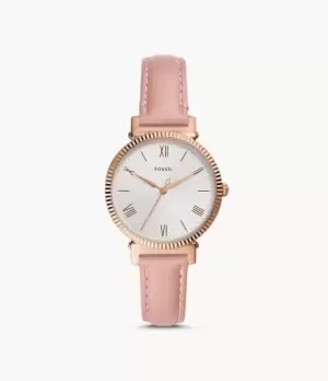 Fossil Women Daisy Three-Hand Blush Leather Watch