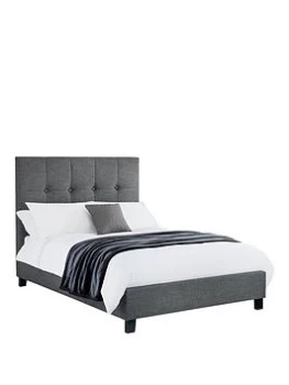 Julian Bowen Sorrento High Headboard Bed - Slate Linen