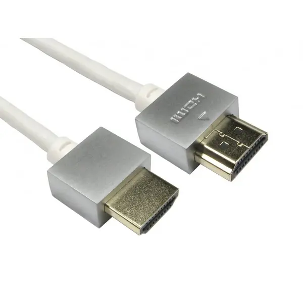 Cables Direct 0.5m Super Slim HDMI Cable in White