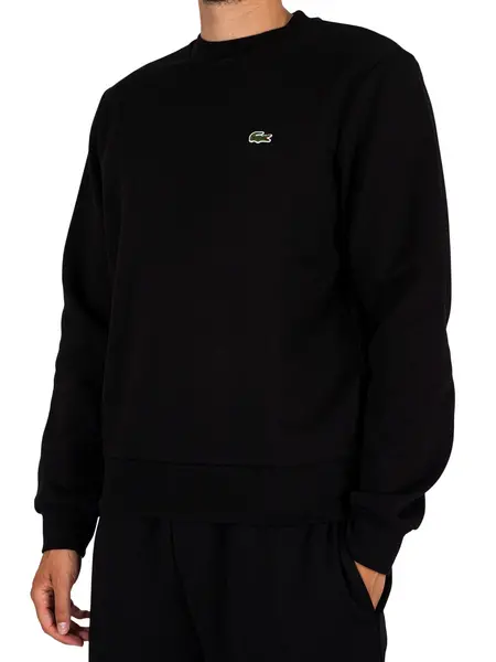 Lacoste Logo Sweatshirt Black M