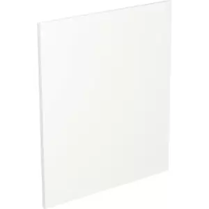 Kitchen Kit Flatpack Slab Appliance Door Ultra Matt 715x596mm in White Mdf