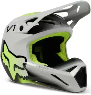 FOX V1 Toxsyk Youth Motocross Helmet, grey Size M grey, Size M