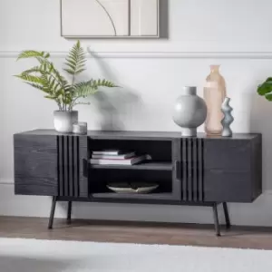 Crossland Grove Holshen Media Unit TV Stand Black