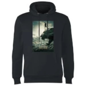 Black Panther Poster Hoodie - Black - S