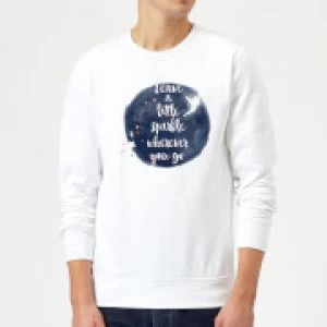 Disney Leave A Little Sparkle Sweatshirt - White - S