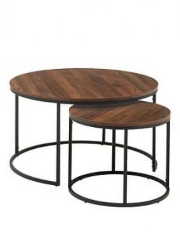 Julian Bowen Bellini Round Nest Of 2 Tables