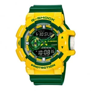 Casio G SHOCK Standard Analog Digital Watch GA 400CS 9A Yellow