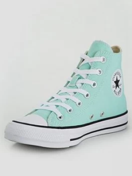 Converse Chuck Taylor All Star Hi Top, Mint, Size 5, Women