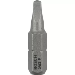 Bosch Square Extra Hard Screwdriver Bit R2 Square 25mm Pack of 25