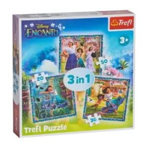 Disney Encanto 3 in 1 Puzzle, none