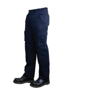 Cargo Trousers Navy 38" W 33" Leg