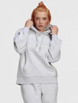 adidas Originals Oversized Hoodie - Grey, Size 10, Women