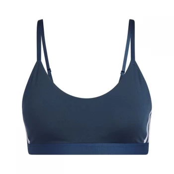 adidas All Me 3-Stripes Sports Bra Womens - Crew Navy / White / White