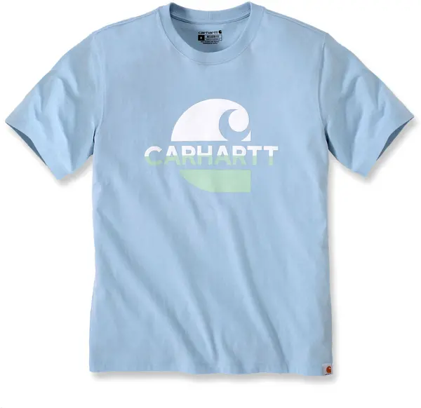 Carhartt Relaxed Fit Heavyweight C Graphic T-Shirt, white-blue, Size S