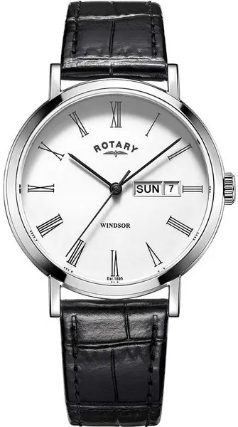 Rotary Watch Windsor Mens D - White RTY-610