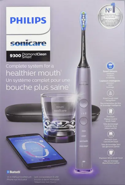 Philips Diamond Clean Smart Cashmere Grey & Black Electric Toothbrush