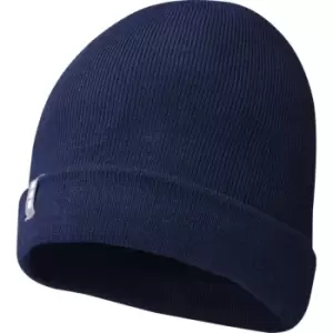 Elevate Unisex Adult Hale Polylana Beanie (One Size) (Navy)