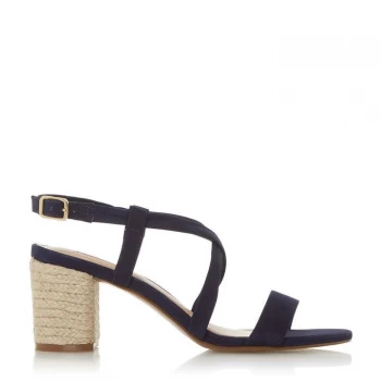 Dune London Jude Heeled Sandals - Navy177