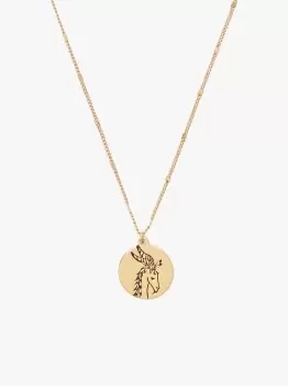 In The Stars Capricorn Pendant - Gold - One Size