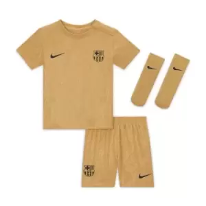 Nike Barcelona Away Babykit 2022 2023 - Gold