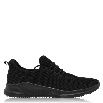 Fabric Santo Mens Trainers - Black