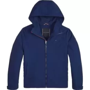 Tommy Hilfiger Boys Packable Hooded Jacket - Blue