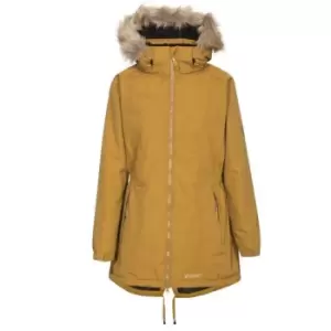 Trespass Womens/Ladies Celebrity Insulated Longer Length Parka Jacket (XL) (Golden Brown)