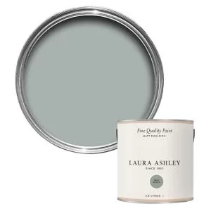 Laura Ashley Grey Green Matt Emulsion Paint, 2.5L