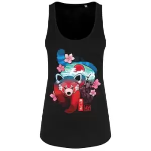 Unorthodox Collective Ladies/Womens Aka Floaty Tank Top (Medium) (Black)