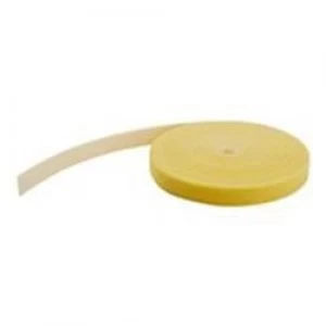 StarTech.com 100ft. Hook and Loop Roll - Yellow - Reusable