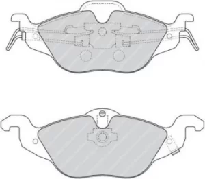 Ferodo FDB1293 Brake Pad Set Front Axle Premier Car