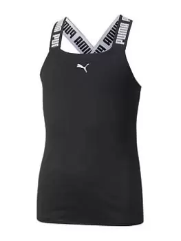 Puma Puma Girls Runtrain Tank - Black, Size 9-10 Years, Women