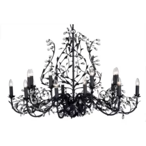 Michelan Multi Arm Chandeliers Black