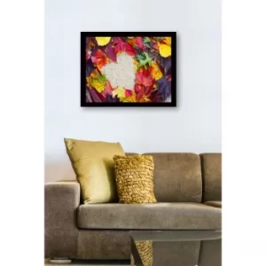 SC0673 Multicolor Decorative Framed MDF Painting