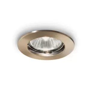 Jazz 1 Light Recessed Spotlight (3 Pack) Bronze GU10