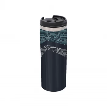 Motherboard Pattern Stainless Steel Thermo Travel Mug - Metallic Finish