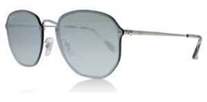 Ray-Ban Blaze Sunglasses Silver 003/30 58mm