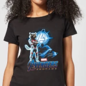 Avengers: Endgame Rocket Suit Womens T-Shirt - Black - XXL