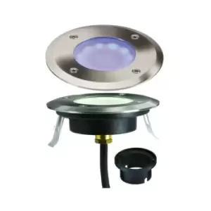 Knightsbridge Blue LED Ground / Deck Light, 230V IP65 1.7W