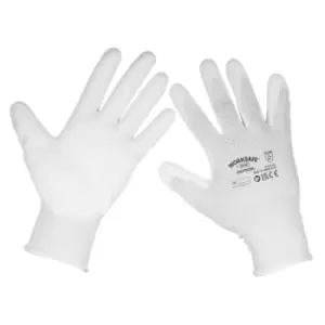 Worksafe White Precision Grip Gloves - (X-Large) - Box of 120 Pairs