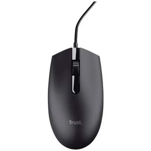 Trust TM-101 Mouse USB Optical Black 3 Buttons 1200 dpi Built-in scroll wheel