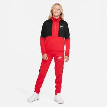 Nike Air Big Kids Tracksuit - Red/White