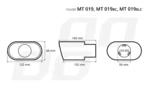 AMiO Tailpipe 02192 Baffle, tailpipe