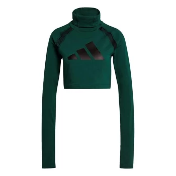 adidas Sportswear Long-Sleeve Top Womens - Collegiate Green