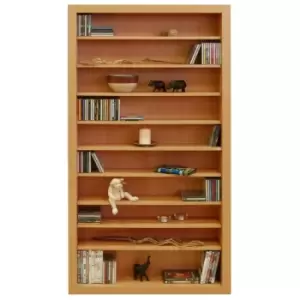 Techstyle Baltimore Large 730 Cd / 300 DVD / Bluray / Media Storage Shelves Beech