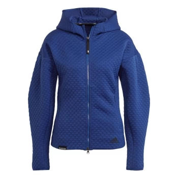 adidas Z.N.E. Sportswear Full-Zip Hoodie Womens - Victory Blue